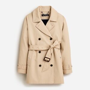 J. Crew Sand Double-Breasted Trench Coat